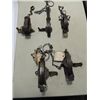 LOT 5 VINTAGE DUKE & VICTOR IRON SPRING TRAPS