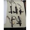 LOT 5 VINTAGE VICTOR #1S SPRING TRAPS