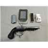 Image 1 : LOT 5 TOBACIANA CIGARETTE LIGHTERS: ZIPPO, PISTOL,