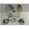 Image 1 : LOT 7 COLLECTOR PLATES: 2 BRADFORD ANGELS, 3 AVON