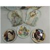Image 2 : LOT 7 COLLECTOR PLATES: 2 BRADFORD ANGELS, 3 AVON