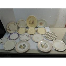 LOT 20 HOMER LAUGHLIN PATTERN CHINA DINNER PLATES