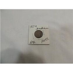 1879 ABOUT UNCIRCULATED INDIAN HEAD PENNY