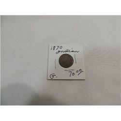 1870 CIRCULATED (G) INDIAN HEAD PENNY