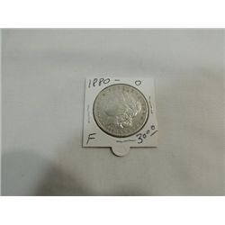 1880-O CIRCULATED (F) MORGAN SILVER DOLLAR