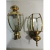 Image 1 : LOT 2 EXTERIOR LIGHTING: 1 LAMP POST BRASS LIGHT