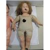 Image 2 : LOT 2 VINTAGE DOLLS: (1) VERY OLD COMPOSITE DOLL
