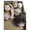Image 2 : VINTAGE ASSORTED LOT DOLL PARTS: HEADS, ARMS