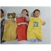 Image 3 : VINTAGE LOT 5 FAMILY HAND PUPPETS INTERACTIVE