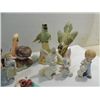 Image 3 : LOT 16 PORCELAIN & CERAMIC FIGURINES & BIRDS