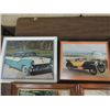 Image 3 : LOT 7 FRAMED PRINTS OF VINTAGE CARS: CADILLAC,