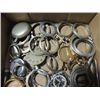 Image 2 : BOX LOT VINTAGE POCKET WATCH BEZZELS & PARTS