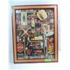 Image 1 : 21X26 FRAMED INTERLOCKING PUZZLE COCA-COLA