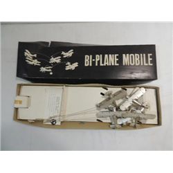 VINTAGE OTAGIRI METAL BI-PLANE MOBILE, INSTRUCTION