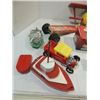 Image 2 : LOT 12 ASSORTED TOYS: TONKA REAL RACER CAR, BAG OF