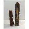 Image 2 : LOT 2 SOUTH PACIFIC WOOD TOTEMS: PALM WOOD &