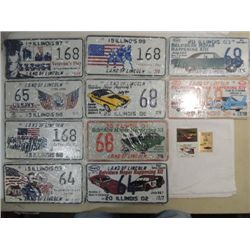 LOT 13 (10 PAIR) 1997 TO 2004 MOPAR LICENSE PLATES