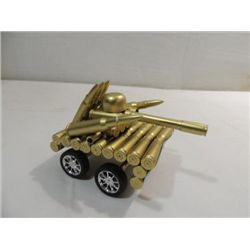 MILITARY ART TANK MADE OF BULLET SHELL CASINGS
