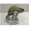 MINCHELLA STYLIZED ART GLASS MANATEE
