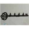 NEW CAST IRON 12"L SKELTON KEY 4 HOOK RACK
