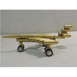 MILITARY ART JET FIGHTER MADE OF BULLET CASINGS