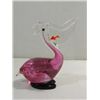 MINCHELLA MURANO STYLE PINK GLASS PELIGAN & FISH