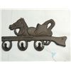 Image 1 : NEW CAST IRON WESTERN STYLE 3 HOOK RACK