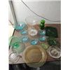 LOT 15 VARIOUS STYLE VINTAGE GLASSWARE: COMPOTES,