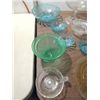 Image 4 : LOT 15 VARIOUS STYLE VINTAGE GLASSWARE: COMPOTES,