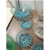 Image 5 : LOT 15 VARIOUS STYLE VINTAGE GLASSWARE: COMPOTES,