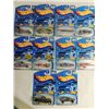 LOT 10 2000 MATTEL HOT WHEELS NUMBERED COLLECTOR