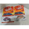 Image 3 : LOT 8 DIE CAST METAL CARS: 6 HOT WHEELS & 2 RACING