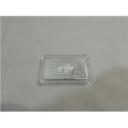 GERMAN SILVER 1 OUNCE BISON BAR