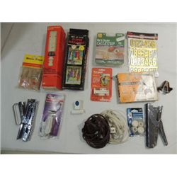 ASSORTED LOT OF HOME REPAIR ITEMS: DOOR BELL,