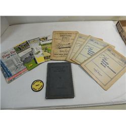 LOT 9 VINTAGE JOHN DEERE EMPHERIA 1930 & 40S: