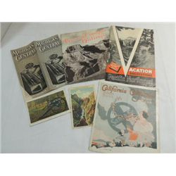 VINTAGE 1920S & 30S RAILWAY TRAVEL BROCHURES: