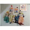 LOT 7 (5) CIRCUS CLOWN DOLLS (2 ARE MUSICAL) & 2