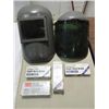 LOT 6 (1) WELDING MASK, 1 SAFETY MASK & 4 BOXES OF