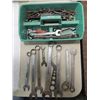 Image 1 : ASSORTED SIZES OF SHOP OPEN END BOX WRENCHES