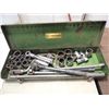 Image 1 : TOOL BOX SET: 1/2" SOCKETS & RATCHET WRENCHES &