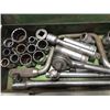 Image 2 : TOOL BOX SET: 1/2" SOCKETS & RATCHET WRENCHES &