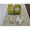 Image 1 : LOT 11 BRIGHT BRASS HAND RAIL BRACKETS