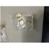 Image 2 : LOT 11 BRIGHT BRASS HAND RAIL BRACKETS