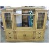 Image 1 : VINTAGE FRENCH PROVINCIAL OAK ENTERTAINMENT CENTER