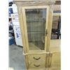 Image 3 : VINTAGE FRENCH PROVINCIAL OAK ENTERTAINMENT CENTER