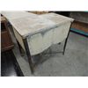Image 1 : ANTIQUE PRESSED ROLLER METAL DOUBLE WASH BASIN