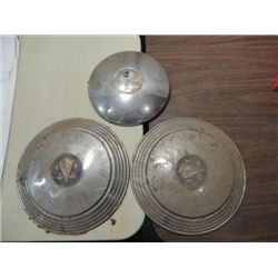 LOT 3 VINTAGE 1950 TO 53 HUDSON HUBCAPS