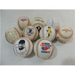 LOT 9 ASSORTED RAWLINGS BASEBALL: PUCKETT, MCGWIRE