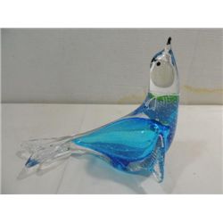 MINCHELLA MURANO STYLE BLUE GLASS SEAL