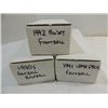 Image 1 : LOT 3 BOXES 1990S FOOTBALL PLAYER TRADING CARDS: